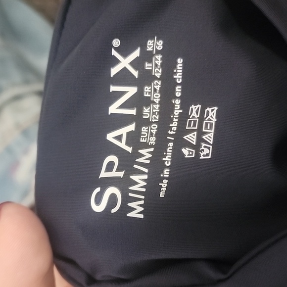 SPANX Side Ruched High Waisted Swim Brief Adjustable side - Picture 7 of 8